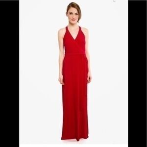 brown satin polka dot dress Women's Forever Classic Midi | Size: L Color:ivory(photo color) bogo_50_medium Vera Wang WHITE label The draped cowl neckline